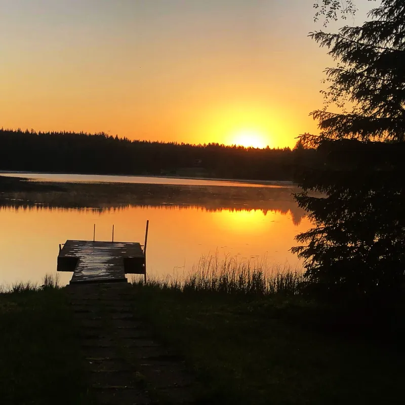 Sunset at Heräpirtti 